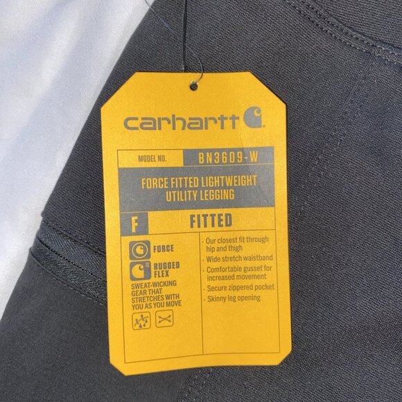 Carhartt Women's XXL Black Utility Leggings Force Fitted - Picture 7 of 9